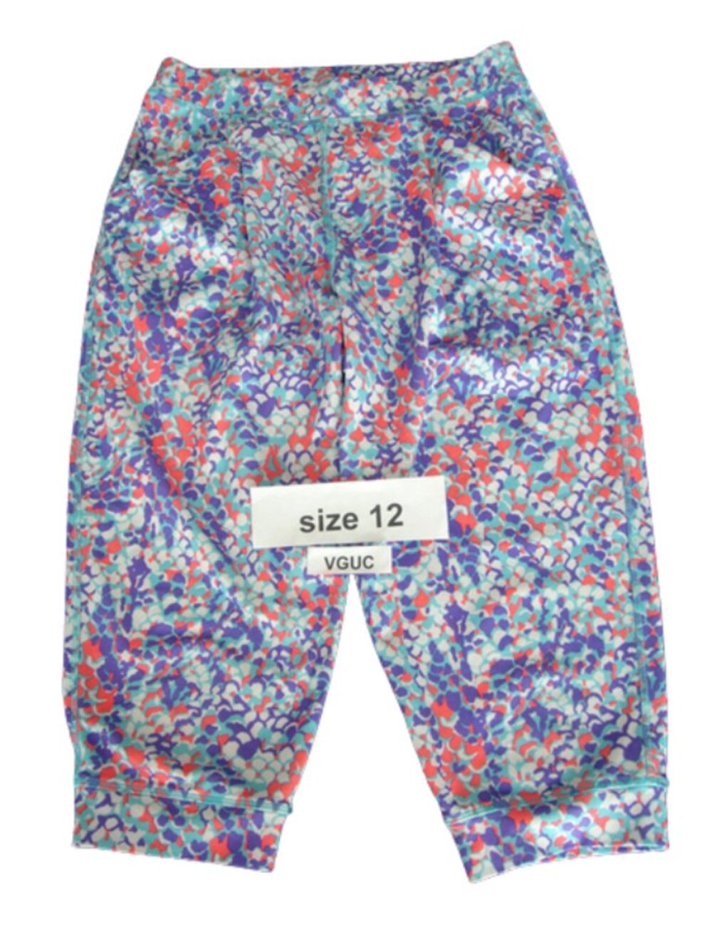 Ivivva Girl by Lululemon 🍋Buttery Soft Comfy Crop colourful pockets size 12